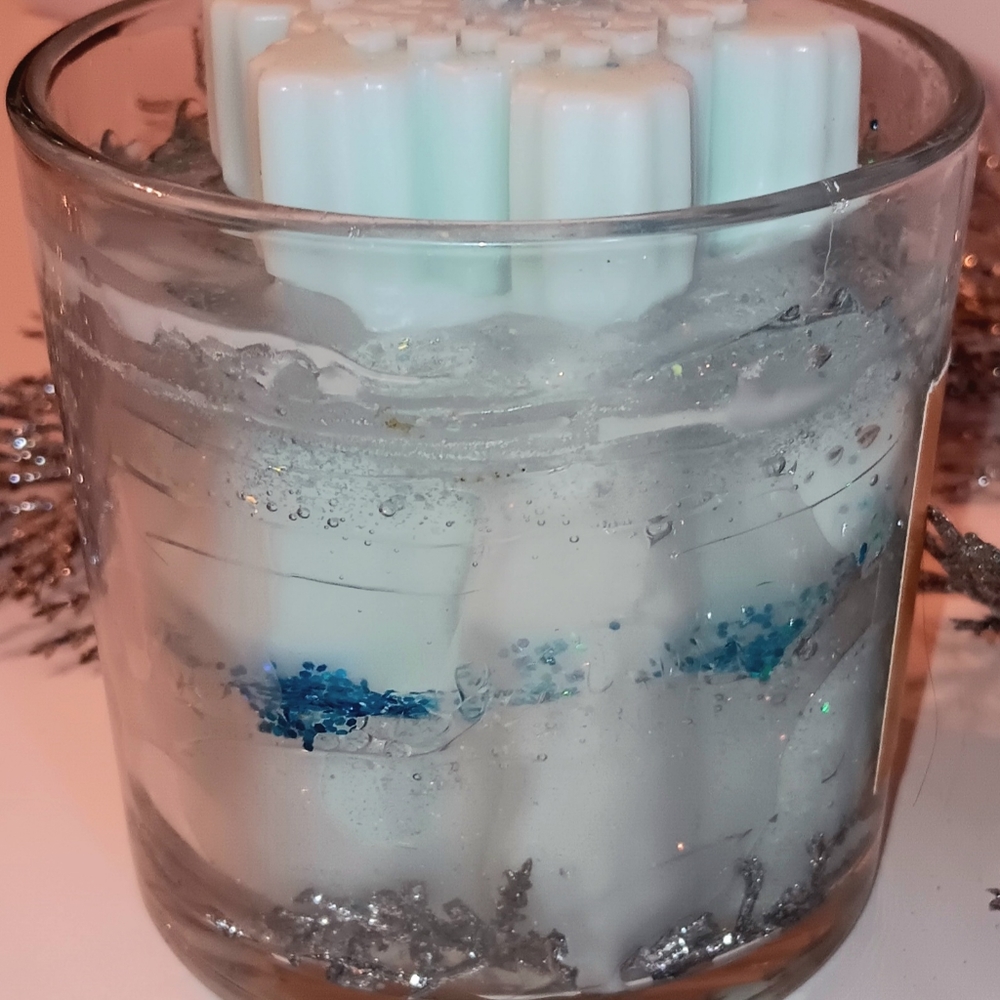 Frosted Fir Gel Soy Candle